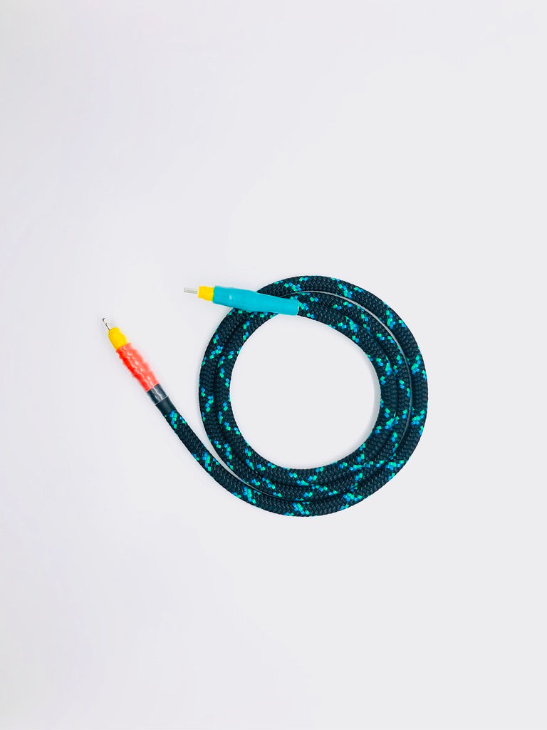 Limited Release - Thick USB-C -> Lightning with Green/Yellow and Red/Yellow connectors and Snake Skin cord - 3 feet